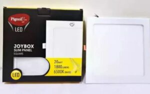 Pigeon Joy 20W White Square LED Slim Panel Light, 19001190